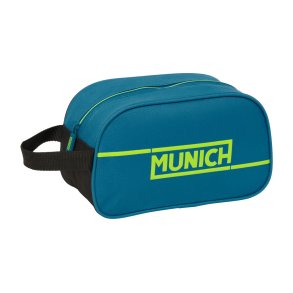 Rejsetoilettaske Munich Land Sort Gr�n 26 x 15 x 12 cm