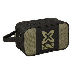 Rejsetoilettaske Munich West Sort Gr�n 26 x 15 x 12.5 cm