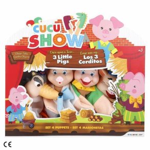 Marionet Bamse 3 Little Pigs