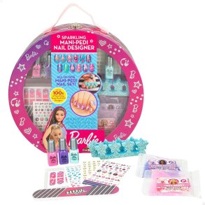 Manicure og pedicure st Barbie Sparkling 25,5 x 25 x 5 cm ske