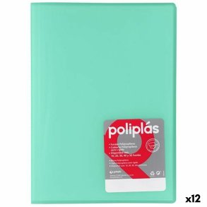 Organiser mappe Grafoplas POLIPLS Grn A4 (12 enheder)