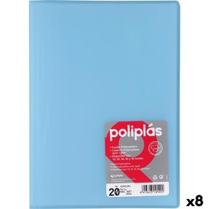 Organiser mappe Grafoplas POLIPLS Bl A4 (8 enheder)