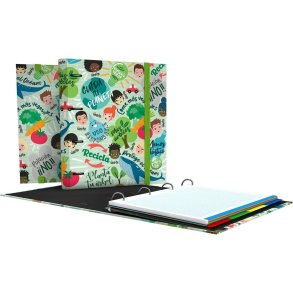 Ringbind Grafoplas Carpebook Revolution Green A4