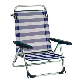 strandstol Alco 1 Aluminium Til flere positioner Foldbar 79,5 x 59,5 x 56 cm (79,5 x 59,5 x 56 cm)