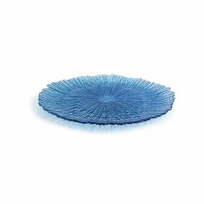 Flad Plade Quid Mar De Viento Bl� Glas � 28 cm (6 enheder) (Pack 6x)