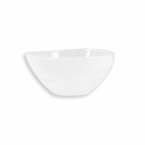 Salatskl Quid Boreal  14 cm Hvid Glas (6 enheder) (Pack 6x)
