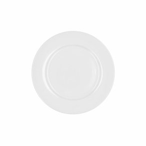 Desserttallerken Bidasoa Glacial Ala Ancha Keramik Hvid 19 cm (12 enheder) (Pack 12x)