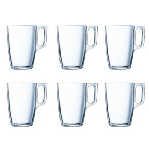 Set med kopper Luminarc Nuevo Gennemsigtig Glas 320 ml (6 Dele)