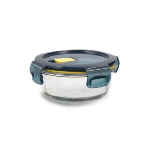 Hermetisk madkasse Quid Astral 400 ml 14 x 14 x 6 cm Bl Glas