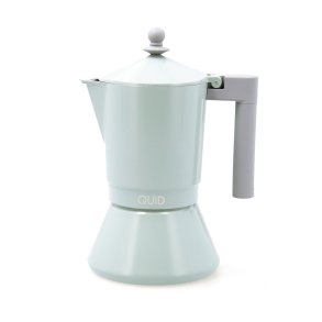 Italiensk Kaffekande Quid Ozon Grn Metal 9 Kopper