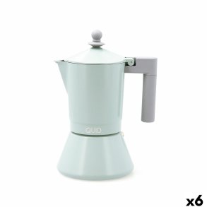 Italiensk Kaffekande Quid Ozon Grn Metal 6 Kopper (6 enheder)