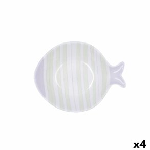 Sk�l Quid Kaleido To-farvet Keramik Fisk 15 x 13 x 4 cm (4 enheder)
