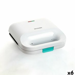 Sandwich Maker Dcook Gallery Hvid 750 W 6 enheder