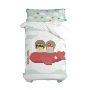 Dynebetrk st HappyFriday Happynois Learning To Fly Multifarvet Seng 105 2 Dele