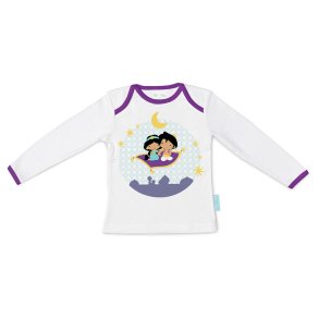 Langrmet T-shirt til Brn HappyFriday Mr Fox Magic Rug Multifarvet 18-24 meses