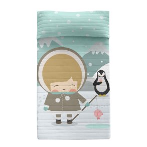 Sengetppe (vattppe) HappyFriday Happynois Multifarvet 180 x 260 cm Eskimo