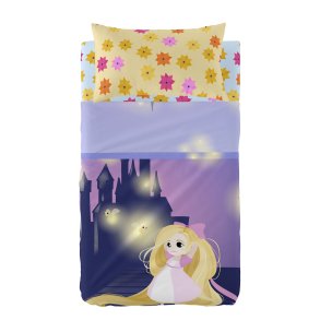 Sengetj st HappyFriday Mr Fox Long Braid Multifarvet Vugge til baby 2 Dele