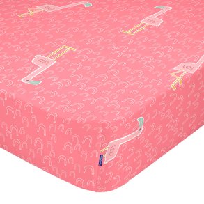 bundplastik HappyFriday MOSHI MOSHI Multifarvet 60 x 120 x 14 cm Lyserd flamengo