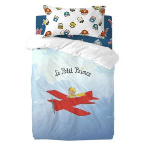 Dynebetrk st HappyFriday Le Petit Prince Son Avion Multifarvet Vugge til baby 2 Dele