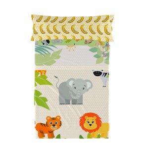 Sengetj st HappyFriday Mr Fox Wild Multifarvet Seng 80/90 2 Dele