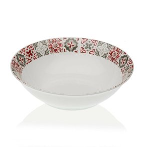 Salatskl Versa Rdbrun Porceln