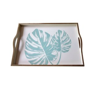 Bakke Versa Shelly Bl� Tr� MDF 30 x 5 x 45 cm