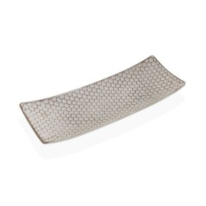 Borddekoration Versa Hvid Tr MDF 13 x 3 x 34 cm