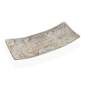 Borddekoration Versa Brun Tr MDF 16 x 4,5 x 38,5 cm Cvetlice