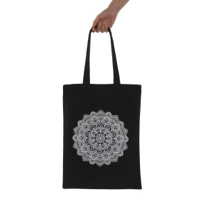 Hndtasker til damer Versa Sort 36 x 48 x 36 cm Mandala