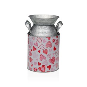 Vase Versa Rd Metal Hjerter 13 x 15,5 x 21 cm