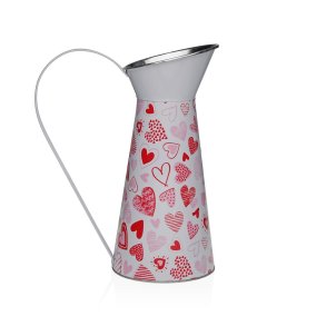 Vase Versa Rd Metal Hjerter 16 x 28 x 22 cm