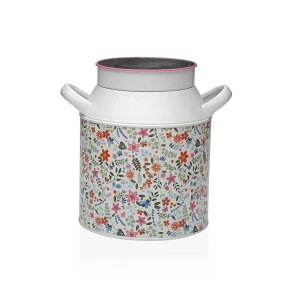 Vase Versa Pink Metal Cvetlice 13 x 15,5 x 21 cm