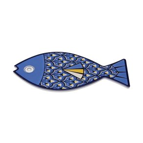 D�kkeserviet Versa Bl� Kork Keramik Fisk 14 x 0,7 x 20 cm