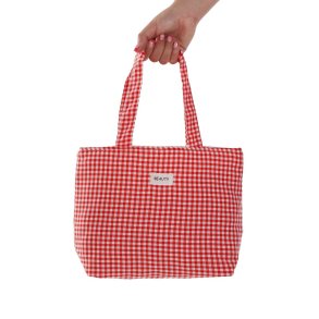 Hndtasker til damer Versa Vichy Rd 9 x 22 x 23 cm