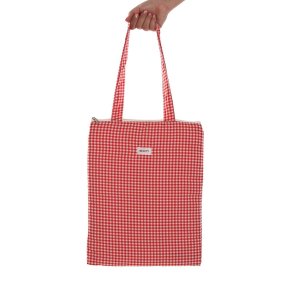 Hndtasker til damer Versa Vichy Rd 40 x 33 cm