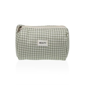 Rejsetoilettaske Versa Vichy Grn Polyester 8 x 11 x 18 cm