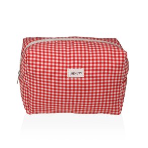 Rejsetoilettaske Versa Vichy Rd Polyester 12 x 16 x 24 cm
