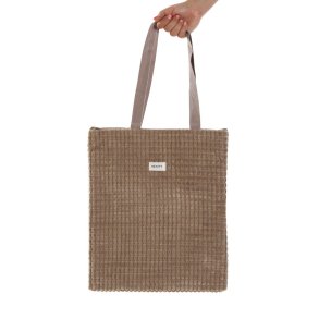 Hndtasker til damer Versa Corduroy Khaki 40 x 33 cm
