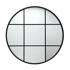 Vgspejl Versa Sort 3 x 80 x 80 cm