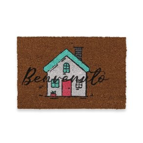 D�rm�tte Versa Benvenuto PVC Kokosn�d Fiber 40 x 2 x 60 cm