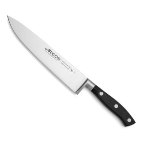 Kkkenkniv Arcos serie riviera Sort Stl 20 cm