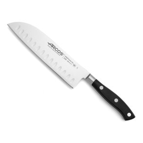 Santoku kniv Arcos serie riviera Sort Stl Polyoxymethylen 18 cm
