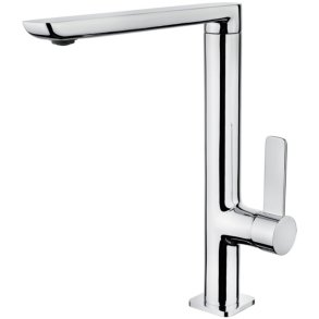 Hane med blandingsbatteri Teka FO 915 S�lvfarvet Metal