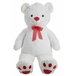 Bjrnebamse Pretty Hvid 160 cm