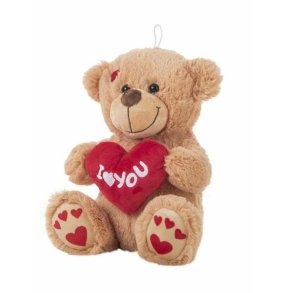 Bamse I Love You Bjrn 25 cm Brun