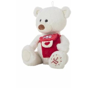 Bamse Bjrn 35 cm Hvid
