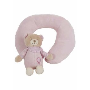 Nakkepude Lulu Pink Bjrnebamse 20 x 24 cm