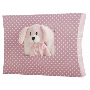 T�ppe til Baby Kramme klud Bl� Pink 90 x 75 cm