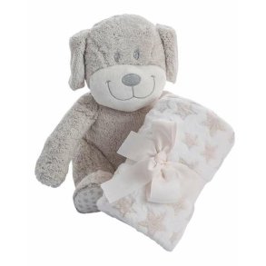 Gaves�t til baby Coralina Bamse T�ppe Hund 100 x 75 cm