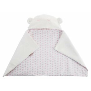 T�ppe til Baby Vendbar Med h�tte 90 x 66 cm Stjerner